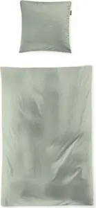 Комплект постельного белья Irisette Mako-Satin Tokyo 8607, цвет нефрит, размер 155x220+80x80