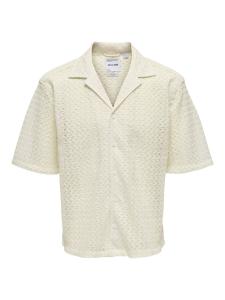 Рубашка на пуговицах Comfort fit Only & Sons ONSNovak, Wool White