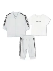 Спортивный костюм с логотипом Marc Jacobs Kids, синий