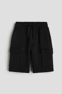 Грузовые шорты H&M, черный