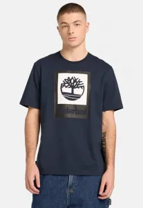 Футболка с коротким рукавом и цветным принтом с логотипом stack Timberland, Navy