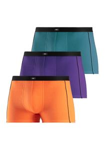 Боксеры H.I.S, Petrol/Neon Purple/Dark Orange