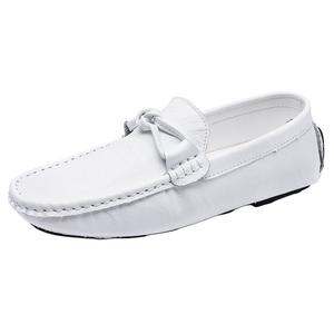 Kung Fu partners Мужские лоферы черно-бело-коричневые белые, цвет White