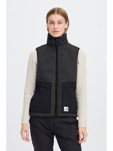 North Bend Функциональный жилет NBgalan W Teddy Vest серого цвета