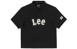 Lee Унисекс поло черное