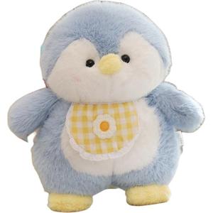 Плюшевая кукла пингвиненок 12см/36см/55см высота XIAOCAIXIONG, синий