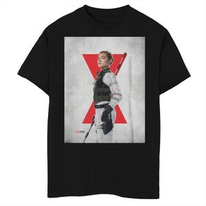 Футболка с плакатом и портретом Marvel Black Widow Yelena для мальчиков 8–20 лет Licensed Character