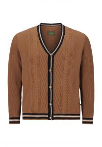 Кардиган Дюка Старкса Charles Colby, коричневый