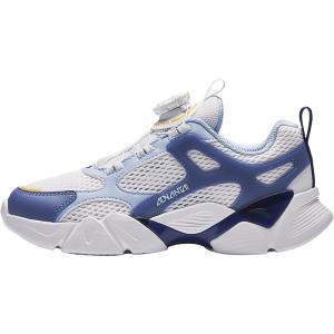 Antakids Детские низкие кроссовки для повседневной носки Rebound Breathable Lightweight Cushioning бело-синие