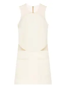 Платье с вырезами Courrèges, нейтральный