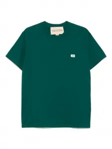 Футболка с вышитым логотипом VALENTINO GARAVANI, зеленый