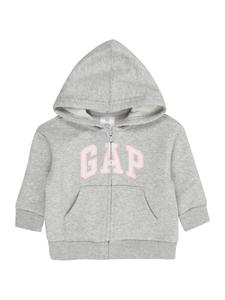 Худи с капюшоном на молнии GAP, mottled grey