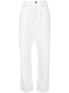 Loulou Studio прямые джинсы Wular с завышенной талией, белый