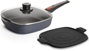 Сковорода Woll Diamond Lite со съемной ручкой, черно-серый