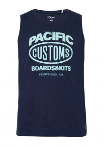 Футболка s.Oliver, Light blue/Dark blue