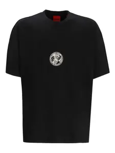 Футболка с графичным принтом Hugo, черный