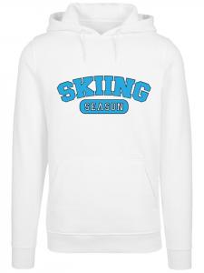 Пуловер F4NT4STIC Hoodie Skiing Season Winter Sport, белый
