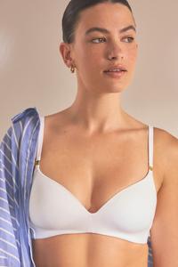 Невероятно комфортный бюстгальтер с начесом Next, белый