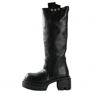 RICK OWENS Ботинки до колена RO Bogun высотой 7,5 см женские black