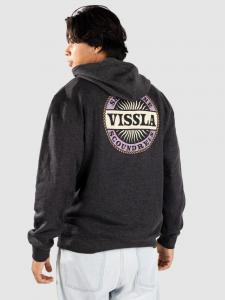 Худи Vissla Scoundrels Fleece Hoodie, black heather