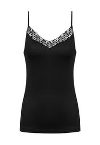 Женская майка на тонких бретелях Emotion Elegance Mey, цвет 3 Schwarz