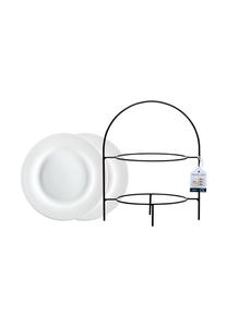 Двухуровневая этажерка с тарелками Tjäna Ritzenhoff & Breker чёрно-белая