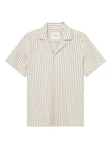 Полосатая рубашка с короткими рукавами Les Deux, розовый