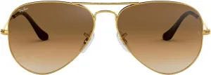Солнцезащитные очки Ray-Ban RB3025 Classic Aviator, Gold/Clear Gradient Brown