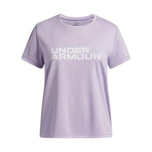 Футболка с коротким рукавом Girls 7-18 tech twist wordmark logo Under Armour, Purple