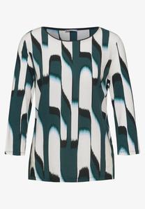 Блуза Street One с принтом, зеленый