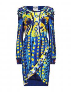 Мини-платье Moschino, синий