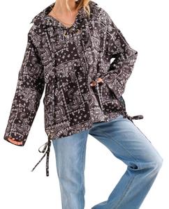 Say We Can Бандана Принт Ветровка Куртка В Черном Цвете And The Why