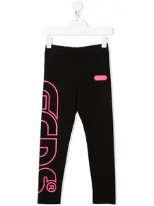 Леггинсы с логотипом Gcds Kids, черный