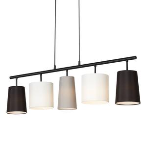 Подвесной светильник Briloner Shades, смешанная ткань / утюг - 5 ламп