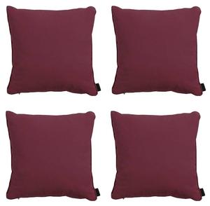 Декоративная подушка Madison Panama 4er-Set, вишнево-красный