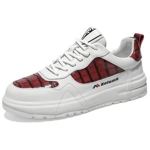 Мужские кроссовки Lifestyle с низким верхом, белый/красный Kolumb