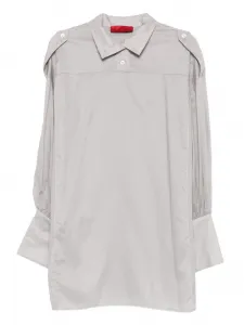 Платье-рубашка с манжетами THELATEST, серый