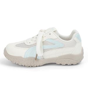 HUANQIU Женские противоскользящие износостойкие низкие кеды повседневные бежево-голубые, цвет Beige Blue