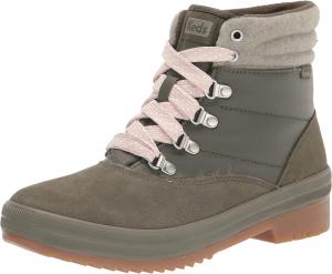 Женские ботинки Keds Camp из замши, твил и бархата, Olive