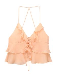 Блуза Pull&Bear, персиковый