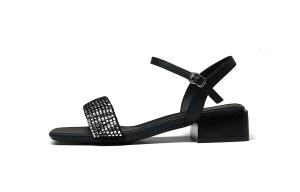 Сандалии с одной лямкой для женщин HLA, черный