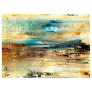 Картина на холсте A.S. Création Visite цвет blau /beige