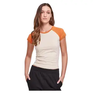 Футболка Urban Classics Organic StretchRetro Baseball, оранжевый