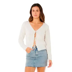 Вязаная блузка-кардиган Rip Curl Pacific, белый