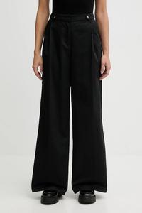 Хлопковые брюки Karl Lagerfeld Jeans, черный