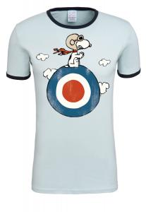 Футболка Logoshirt s Peanuts Snoopy Pilot, цвет hellblau-dunkelblau