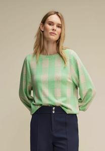 Рубашка с длинным рукавом KARIERTES Street One, бежевый