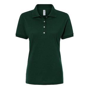 Женская футболка dri-power polo Jerzees, Forest Green