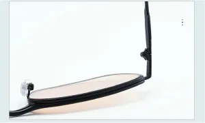 Солнцезащитные очки Melrose Small Square для женщин и мужчин в стиле панк, с металлической оправой, ретро-очки, защита от ультрафиолета UV400, артикул 7548, Black