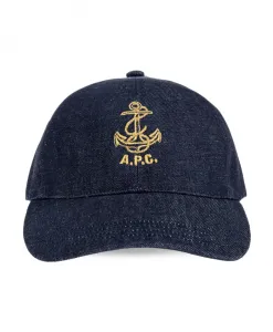 Бейсболка A.P.C., синий